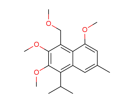 1-isopropyl-2,3,5-trimethoxy-4-(methoxymethyl)-7-methylnaphthalene