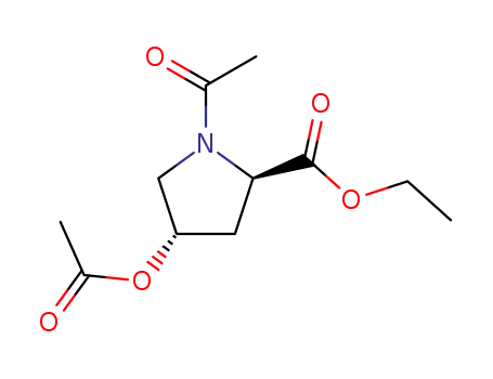 1-acetyl-4-acetoxy-L-prolin-ethyl ester