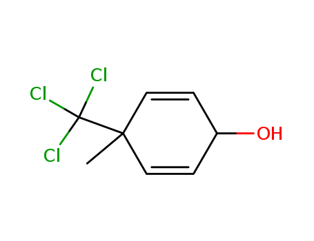 2,5-Cyclohexadien-1-ol,4-methyl-4-(trichloromethyl)- cas  13630-61-0