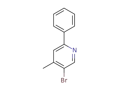 Molecular Structure of 31686-64-3 (5-bromo-4-methyl-2-phenylPyridine)