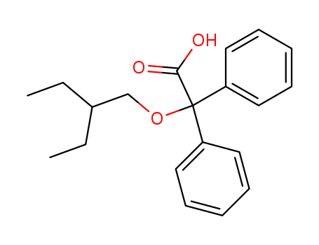 Benzeneacetic acid, a-(2-ethylbutoxy)-a-phenyl-