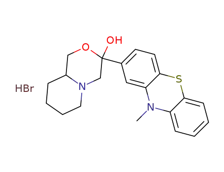 3-(10-methyl-2-phenothiazinyl)-octahydro-1,4-pyrido[2,1-c]morpholin-3-ol hydrobromide