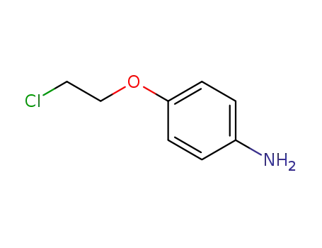 Molecular Structure of 27692-35-9 (4-(chloroethoxy)aniline)