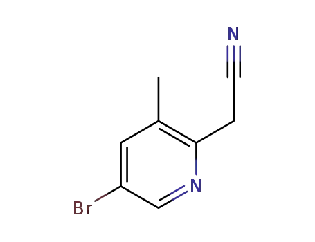 5-bromo-3-methyl-2-pyridineacetonitrile