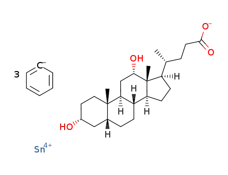 (R)-triphenylstannyl 4-((3R,5R,8R,9S,10S,12S,13R,14S,17R)-3,12-dihydroxy-10,13-dimethyl-hexadecahydro-1H-cyclopenta[a]phenanthren-17-yl)pentanoate
