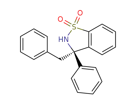 (R)-3-benzyl-3-phenyl-2,3-dihydrobenzo[d]isothiazole 1,1-dioxide