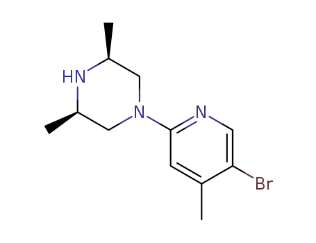 (3S,5R)-1-(5-bromo-4-methylpyridin-2-yl)-3,5-dimethylpiperazine