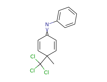 Benzenamine,
N-[4-methyl-4-(trichloromethyl)-2,5-cyclohexadien-1-ylidene]-