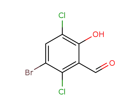 3-bromo-2,5-dichloro-6-hydroxy-benzaldehyde