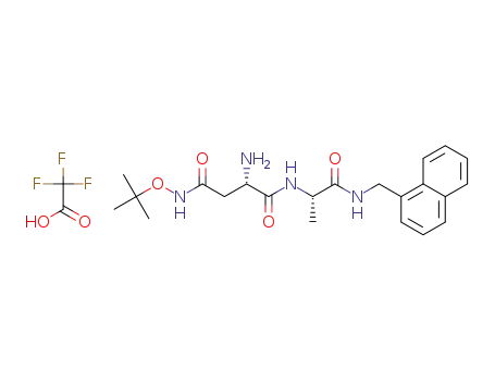 (S)-2-amino-N4-(tert-butoxy)-N1-((S)-1-((naphthalen-1-ylmethyl)amino)-1-oxopropan-2-yl)succinamide