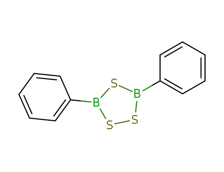 Molecular Structure of 17381-62-3 (1,2,4,3,5-Trithiadiborolane, 3,5-diphenyl-)