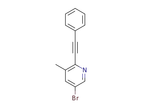 5-bromo-3-methyl-2-(phenylethynyl)pyridine