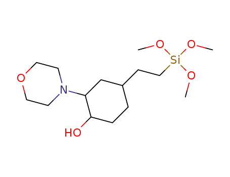 2-morpholino-4-(2-trimethoxysilylethyl)cyclohexan-1-ol