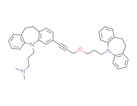 3-(3-(3-(3-(10,11-dihydro-5H-dibenzo[b,f]azepine-5-yl)propoxy)prop-1-yn-1-yl)-10,11-dihydro-5H-dibenzo[b,f]azepine-5-yl)-N,N-dimethylpropane-1-amine