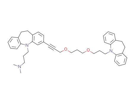 3-(3-(3-(3-(3-(10,11-dihydro-5H-dibenzo[b,f]azepine-5-yl)propoxy)propoxy)prop-1-yn-1-yl)-10,11-dihydro-5H-dibenzo[b,f]azepine-5-yl)-N,N-dimethylpropane-1-amine