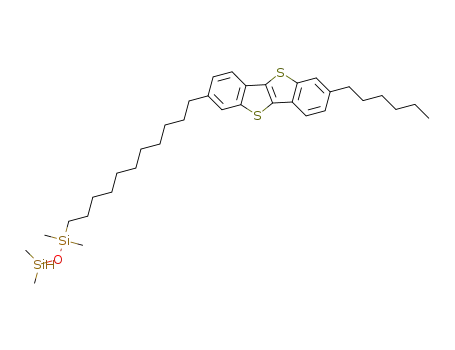 1-[11-(7-hexyl[1]benzothieno[3,2-b][1]benzothien-2-yl)undecyl]-1,1,3,3-tetramethyldisiloxane