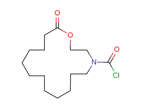 16-oxo-1-oxa-4-azacyclohexadecane-4-carbonyl chloride