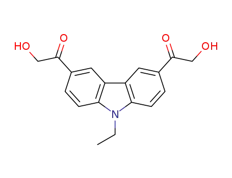 3,6-bis(hydroxyacetyl)-9-ethyl-9H-carbazole