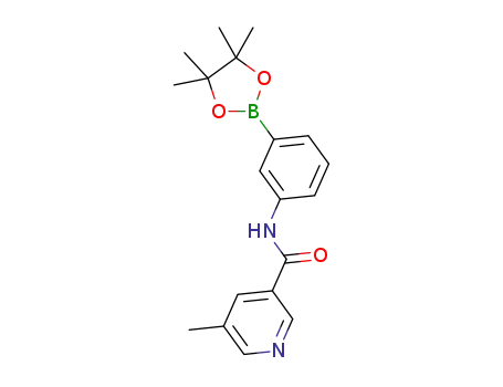 5-methyl-N-(3-(4,4,5,5-tetramethyl-1,3,2-dioxaborolan-2-yl)phenyl)nicotinamide