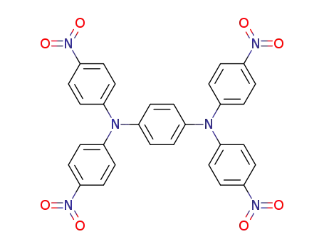 Molecular Structure of 3283-05-4 (N,N,N',N'-Tetrakis(4-nitrophenyl)-p-phenylenediamine)