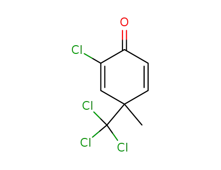 2-chloro-4-methyl-4-trichloromethyl-cyclohexa-2,5-dienone