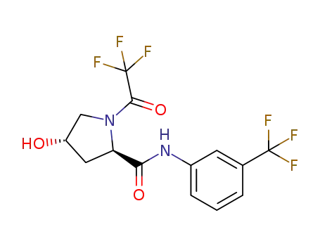 (2R,4S)-4-hydroxy-1-(2,2,2-trifluoroacetyl)-N-(3-(trifluoromethyl)phenyl)pyrrolidine-2-carboxamide
