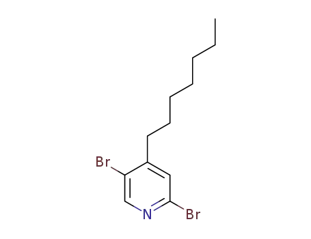 2,5-dibromo-4-heptylpyridine