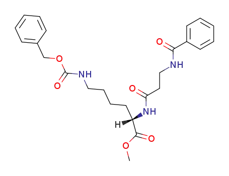 N2-(N-benzoyl-β-alanyl)-N6-benzyloxycarbonyl-L-lysine methyl ester