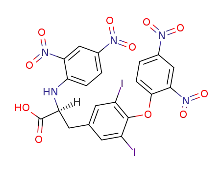 N,O-bis-(2,4-dinitro-phenyl)-3,5-diiodo-L-tyrosine