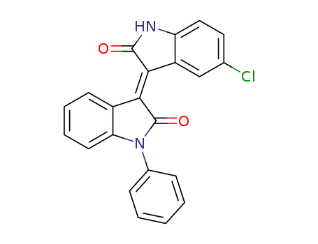 (E)-5'-chloro-1-phenyl-[3,3'-biindolinylidene]-2,2'-dione