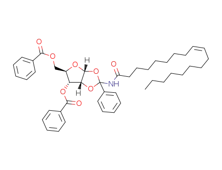 3,5-di-O-benzoyl-1,2-O-(1-oleamidobenzylidene)-α-D-ribofuranose
