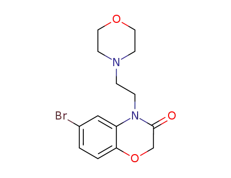 6-bromo-4-(2-morpholinoethyl)-2H-benzo[b][1,4]oxazin-3(4H)-one