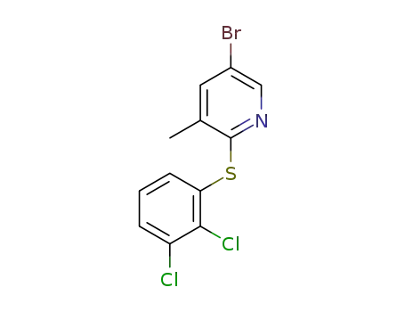 5-bromo-2-(2,3-dichlorophenyl)sulfanyl-3-methyl-pyridine