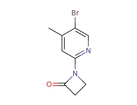 1-(5-bromo-4-methylpyridin-2-yl)azetidin-2-one
