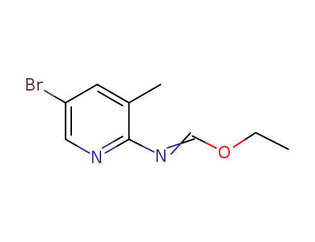 ethyl N-(5-bromo-3-methylpyridin-2-yl)carboximidate