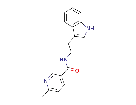 N-(2-(1H-indol-3-yl)ethyl)-6-methylpyridine-3-carboxamide