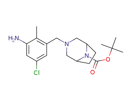 tert-butyl 3-(3-amino-5-chloro-2-methylbenzyl)-3,8-diazabicyclo[3.2.1]octan-8-carboxylate