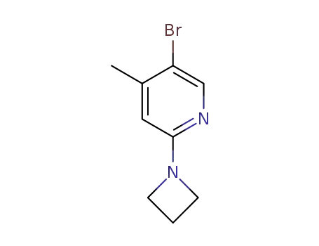 2-(azetidin-1-yl)-5-bromo-4-methylpyridine