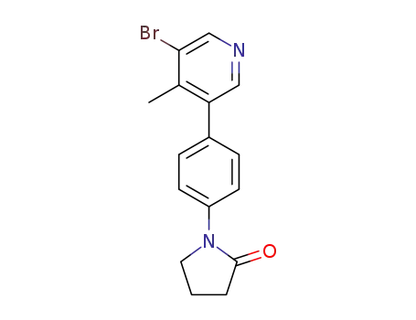 1-(4-(5-bromo-4-methylpyridin-3-yl)phenyl)pyrrolidin-2-one