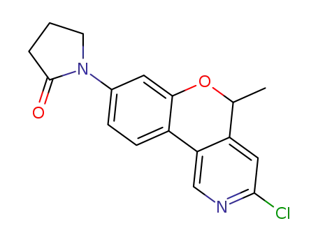 1-(3-chloro-5-methyl-5H-chromeno[4,3-c]pyridin-8-yl)pyrrolidin-2-one
