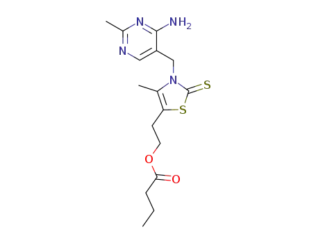 3-(4-amino-2-methyl-pyrimidin-5-ylmethyl)-5-(2-butyryloxy-ethyl)-4-methyl-3H-thiazole-2-thione