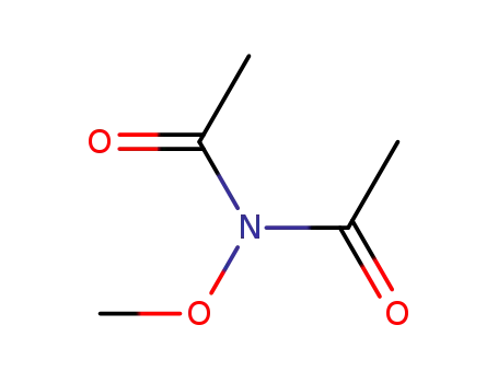 Molecular Structure of 128459-09-6 (N-METHOXYDIACETAMIDE)