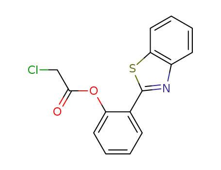 chloro-acetic acid 2-benzothiazol-2-yl-phenyl ester