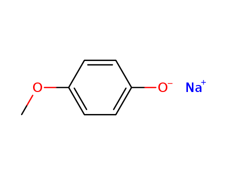 Molecular Structure of 1122-95-8 (Phenol, 4-methoxy-, sodium salt)