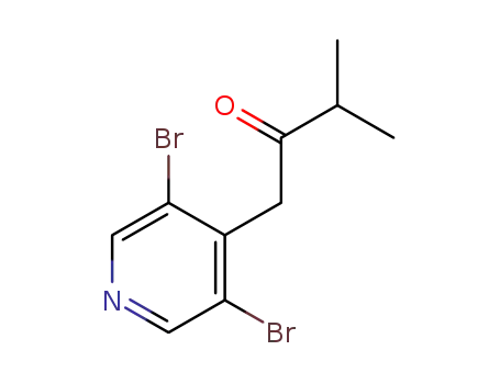 1-(3,5-dibromopyridin-4-yl)-3-methylbutan-2-one