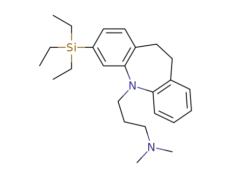 N,N-dimethyl-3-(3-(triethylsilyl)-10,11-dihydro-5H-dibenzo[b,f]azepin-5-yl)propan-1-amine