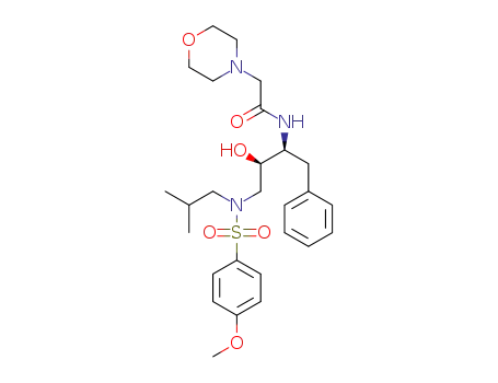 N-((2S,3R)-3-hydroxy-4-((N-isobutyl-4-methoxyphenyl)sulfonamido)-1-phenylbutan-2-yl)-2-morpholinoacetamide