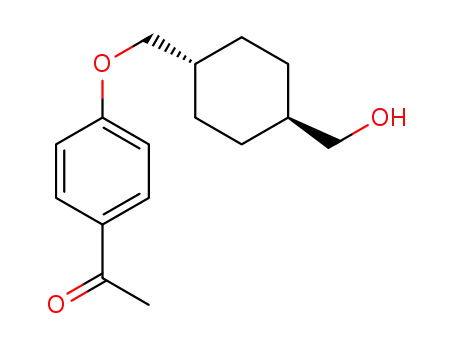 1-(4-(((1r,4r)-4-(hydroxymethyl)cyclohexyl)methoxy)phenyl)ethan-1-one