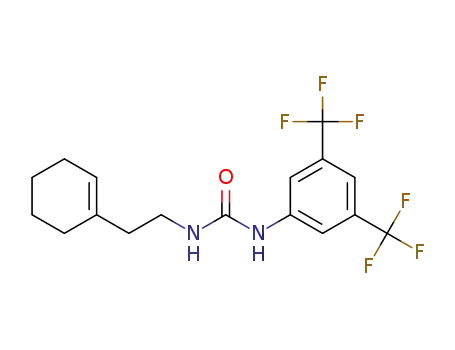 1-(3,5-bis(trifluoromethyl)phenyl)-3-(2-(cyclohex-1-en-1-yl)ethyl)urea