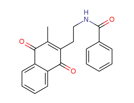 N-(2-(3-methyl-1,4-dioxo-1,4-dihydronaphthalen-2-yl)ethyl)benzamide